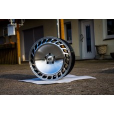 GTP023 19x8.5 5X112 ET45 BLACK POLISHED